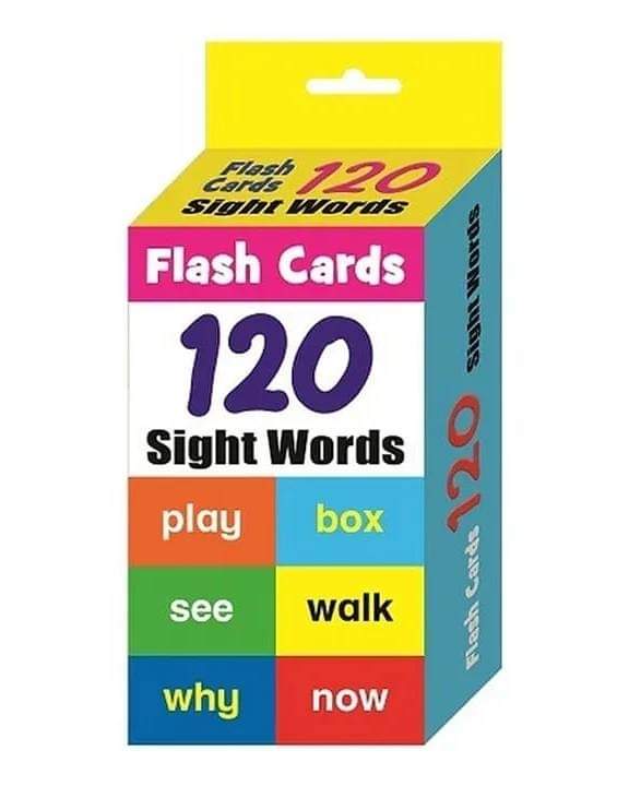 120 Sight Words Flashcards