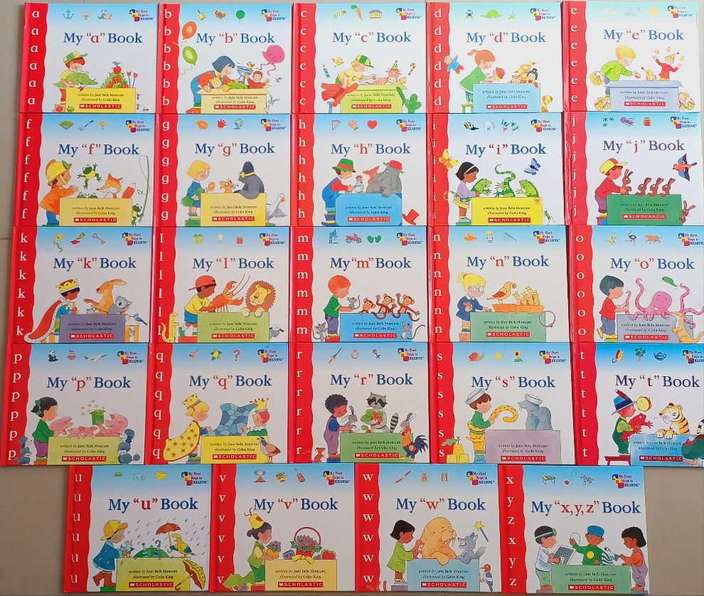 My First Steps to Reading, Full Set of 24 Books: A - Z