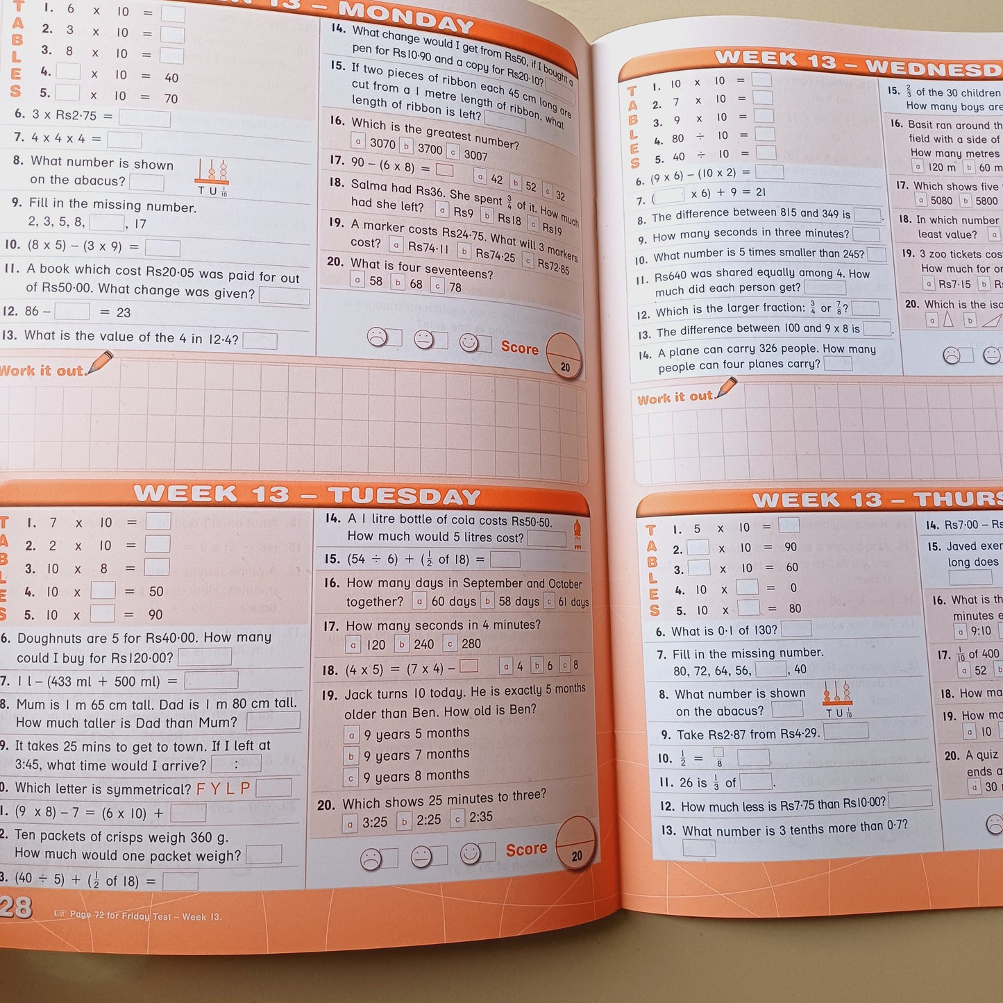 Work It Out Mental Maths Activities Book 4