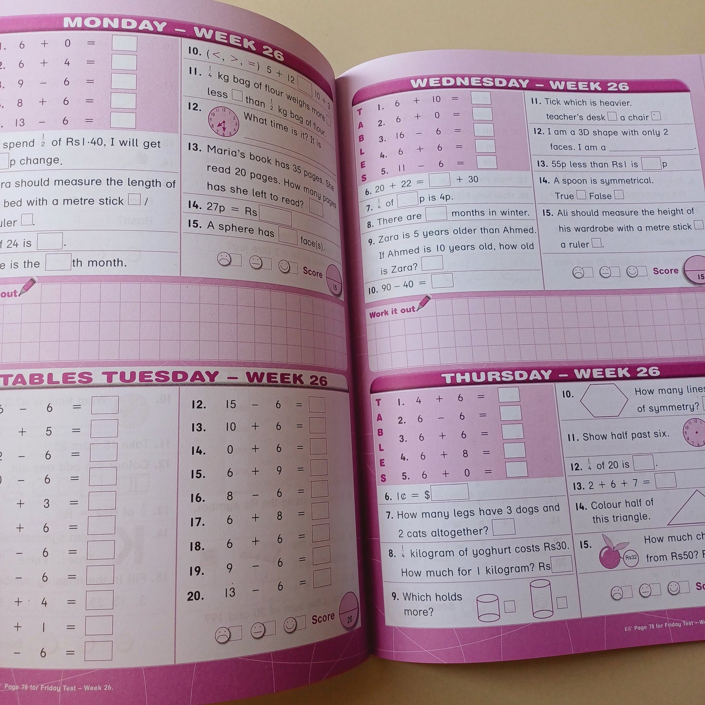 Work It Out Mental Maths Activities Book 2