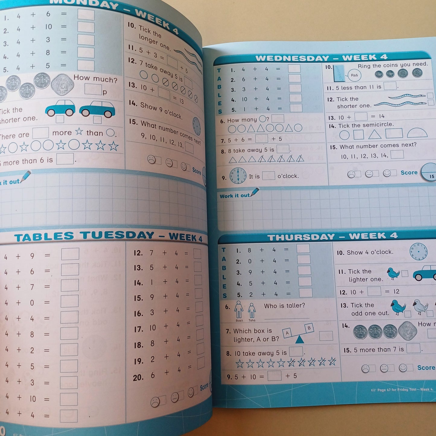 Work It Out Mental Maths Activities Book 1