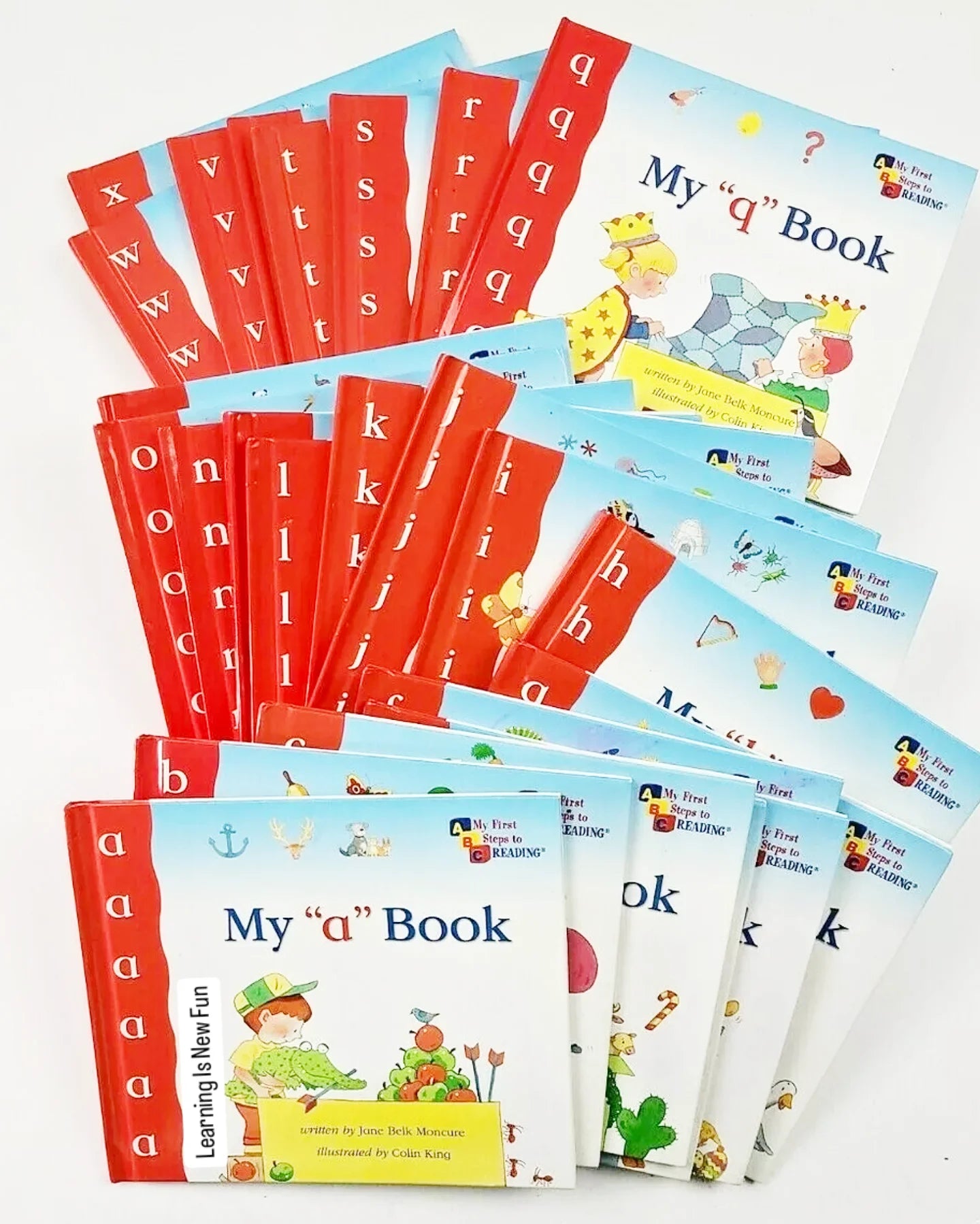 My First Steps to Reading, Full Set of 24 Books: A - Z