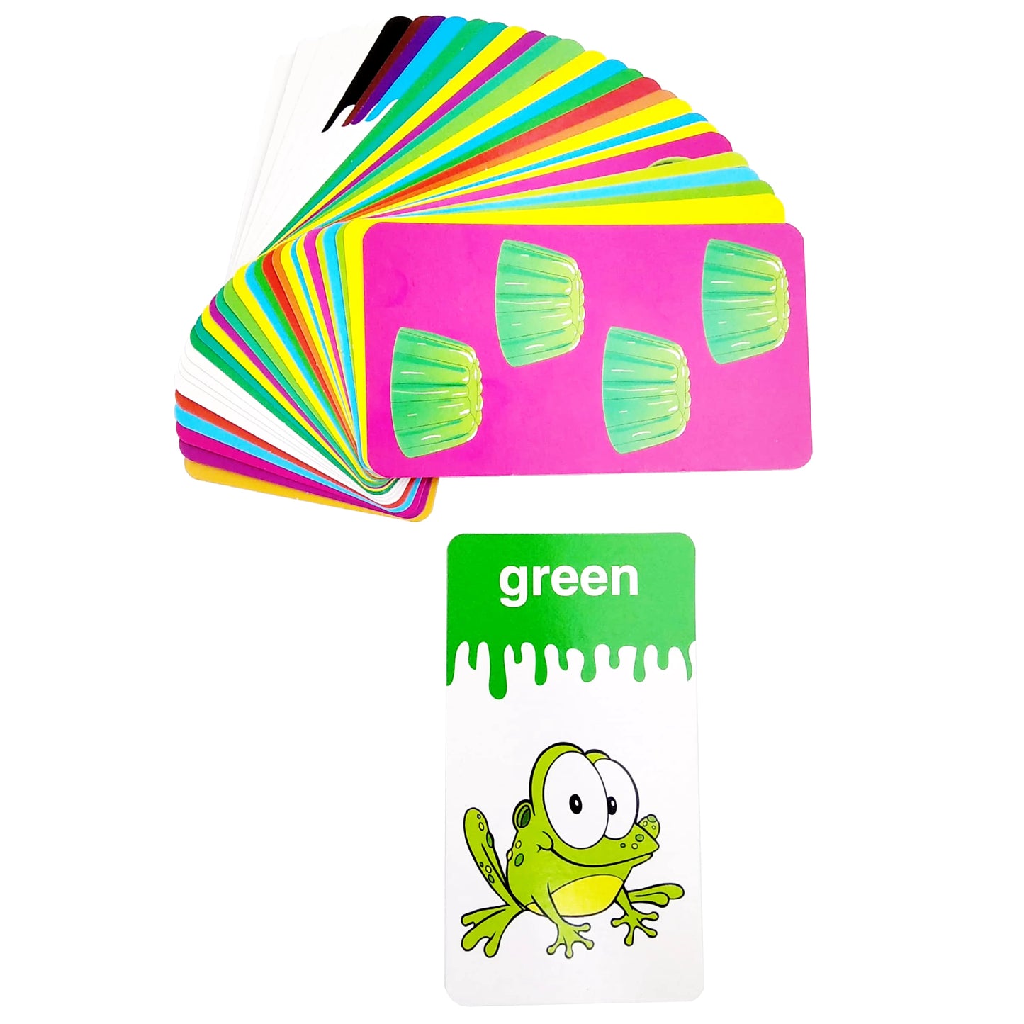 Flashcards numbers shapes and colors