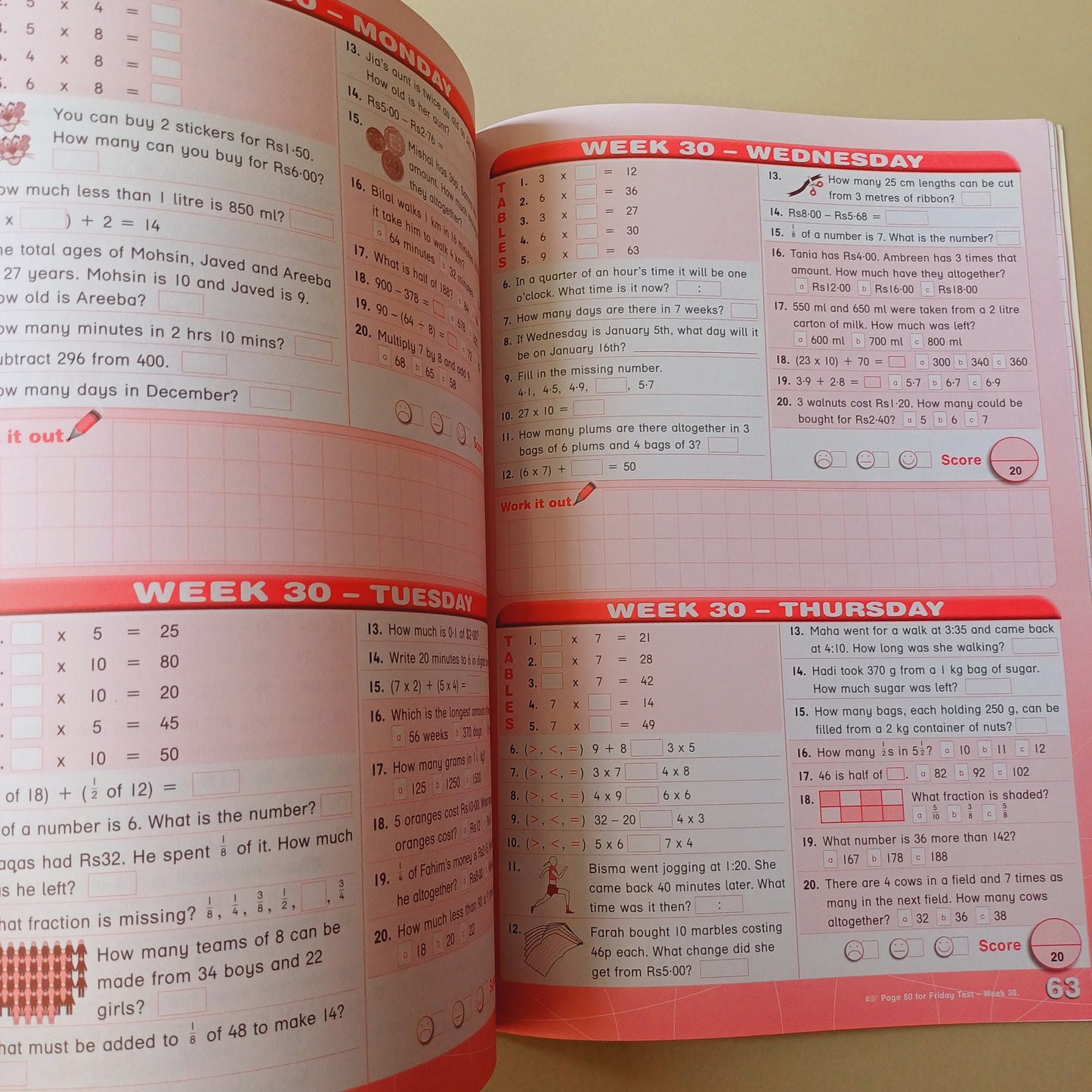 Work It Out Mental Maths Activities Book 3