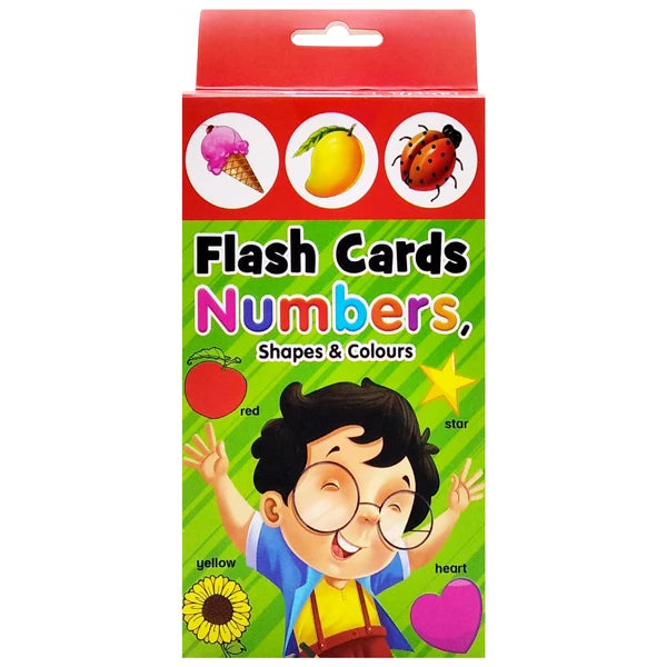 Flashcards numbers shapes and colors