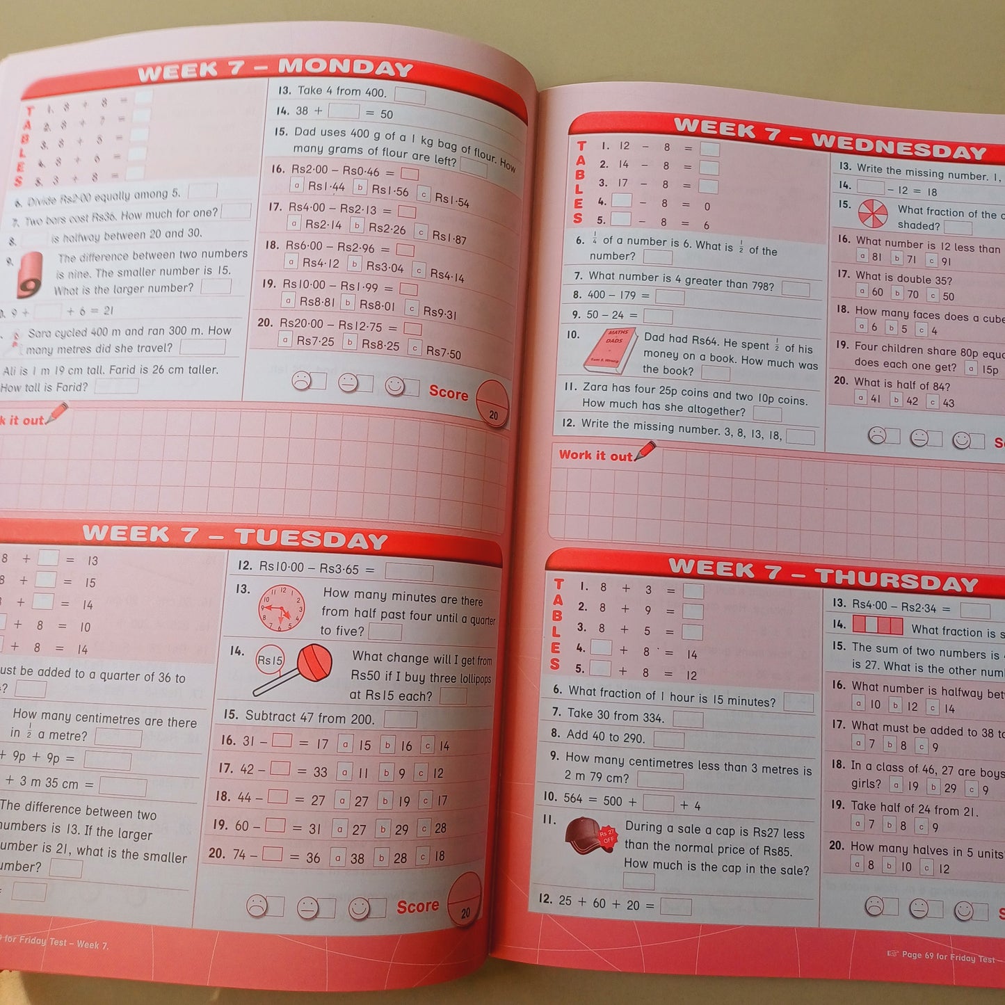 Work It Out Mental Maths Activities Book 3