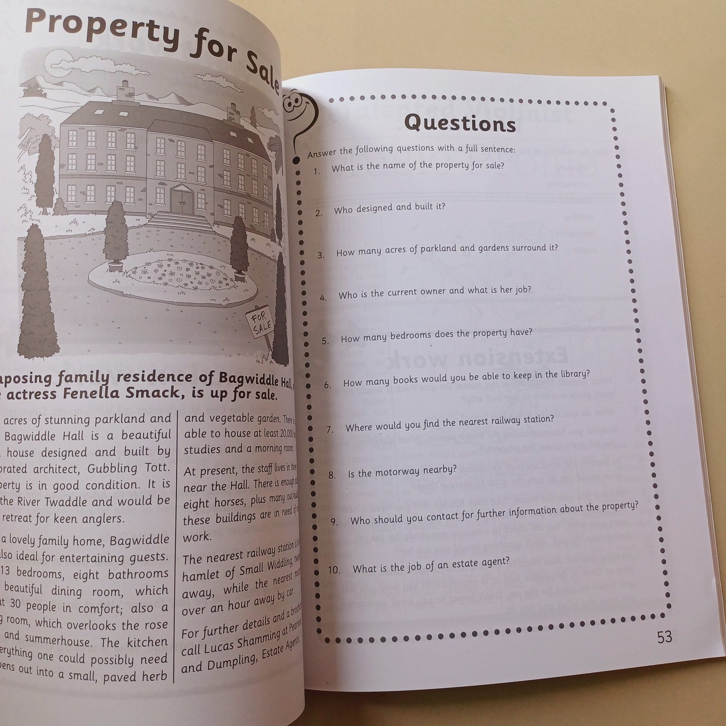Reading Comprehension and Creative Book 3