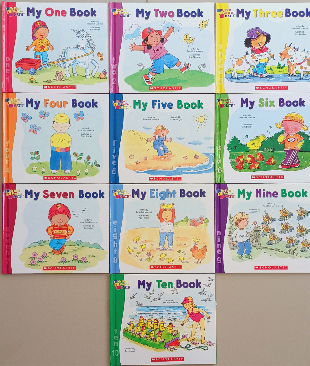 My First Steps to Math (10 Book Set) by Scholastic, Inc.