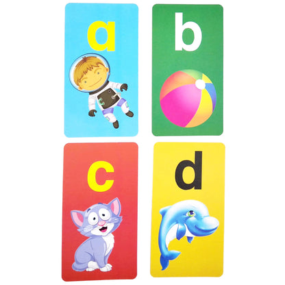 Flashcards ABC, abc and 123