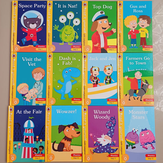 Ladybird read it yourself level 0 (phonics) set