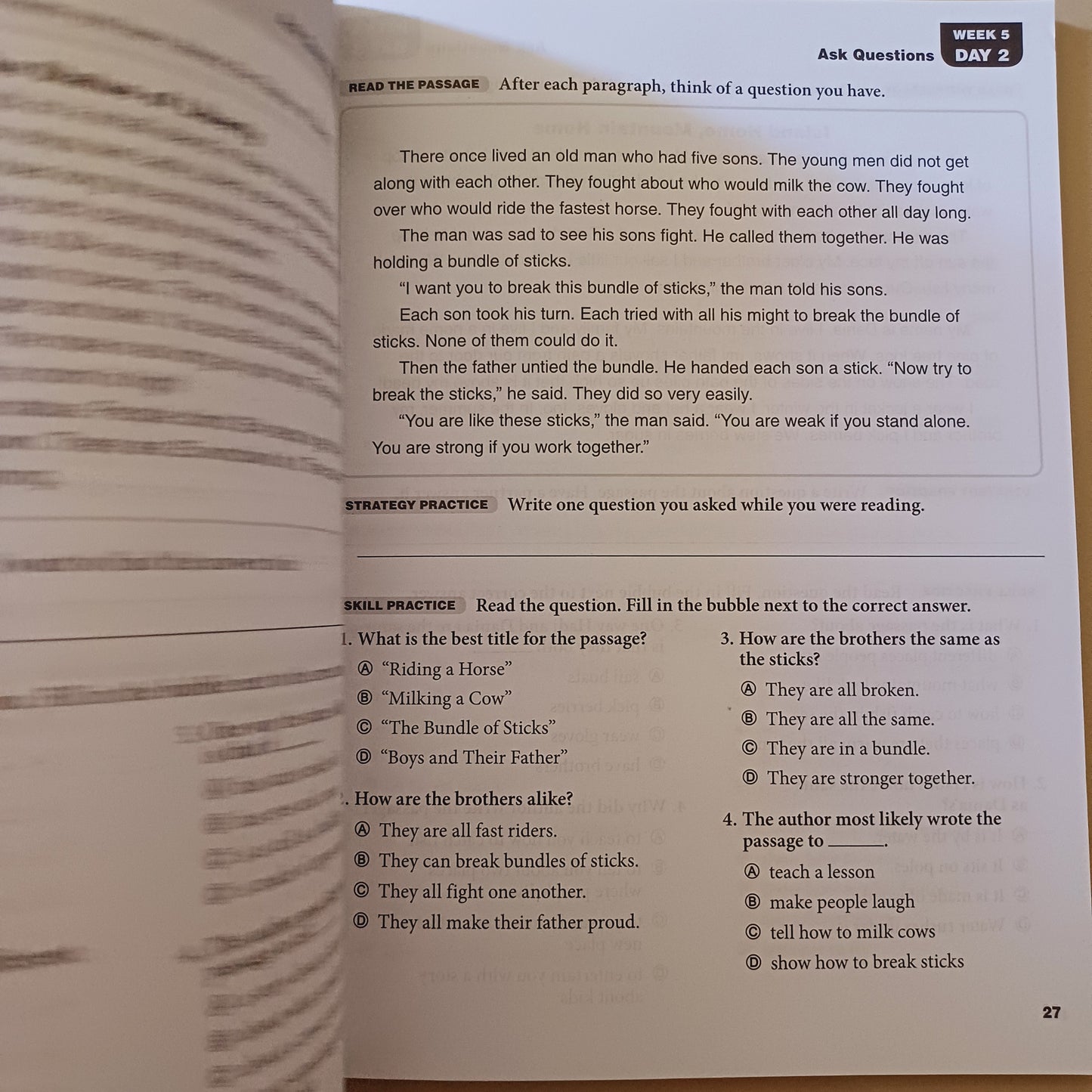 Daily Reading Comprehension Book 2