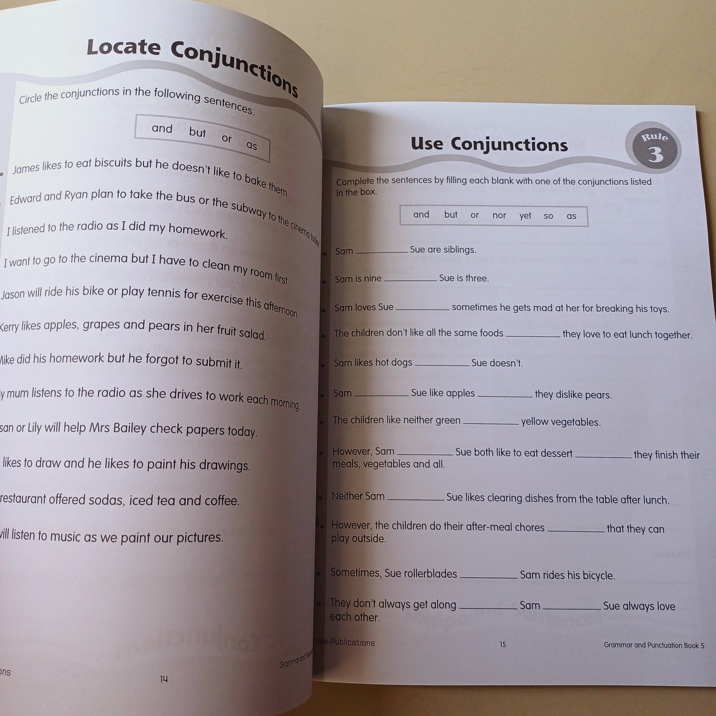 Grammar and Punctuation Book 5