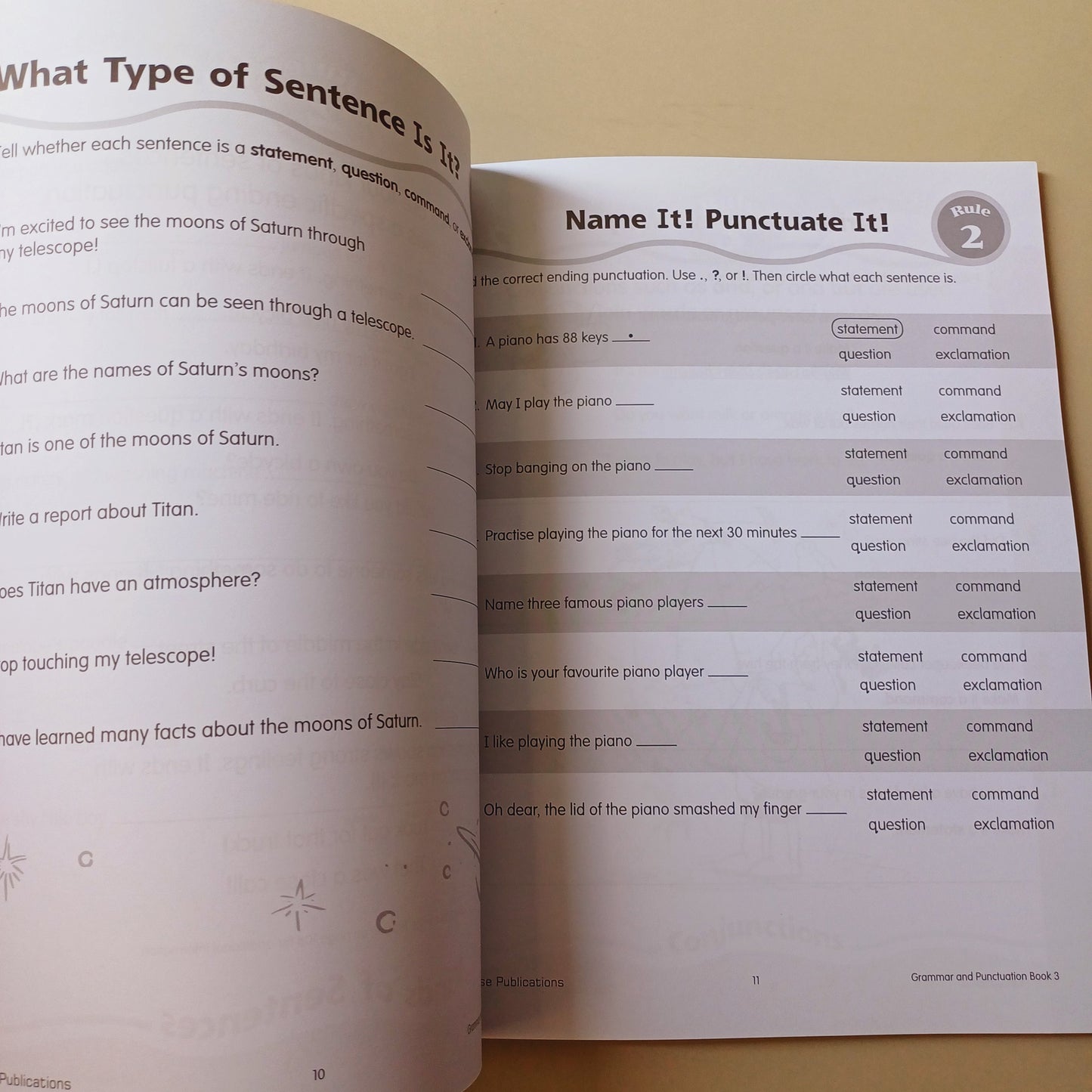 Grammar and Punctuation Book 3