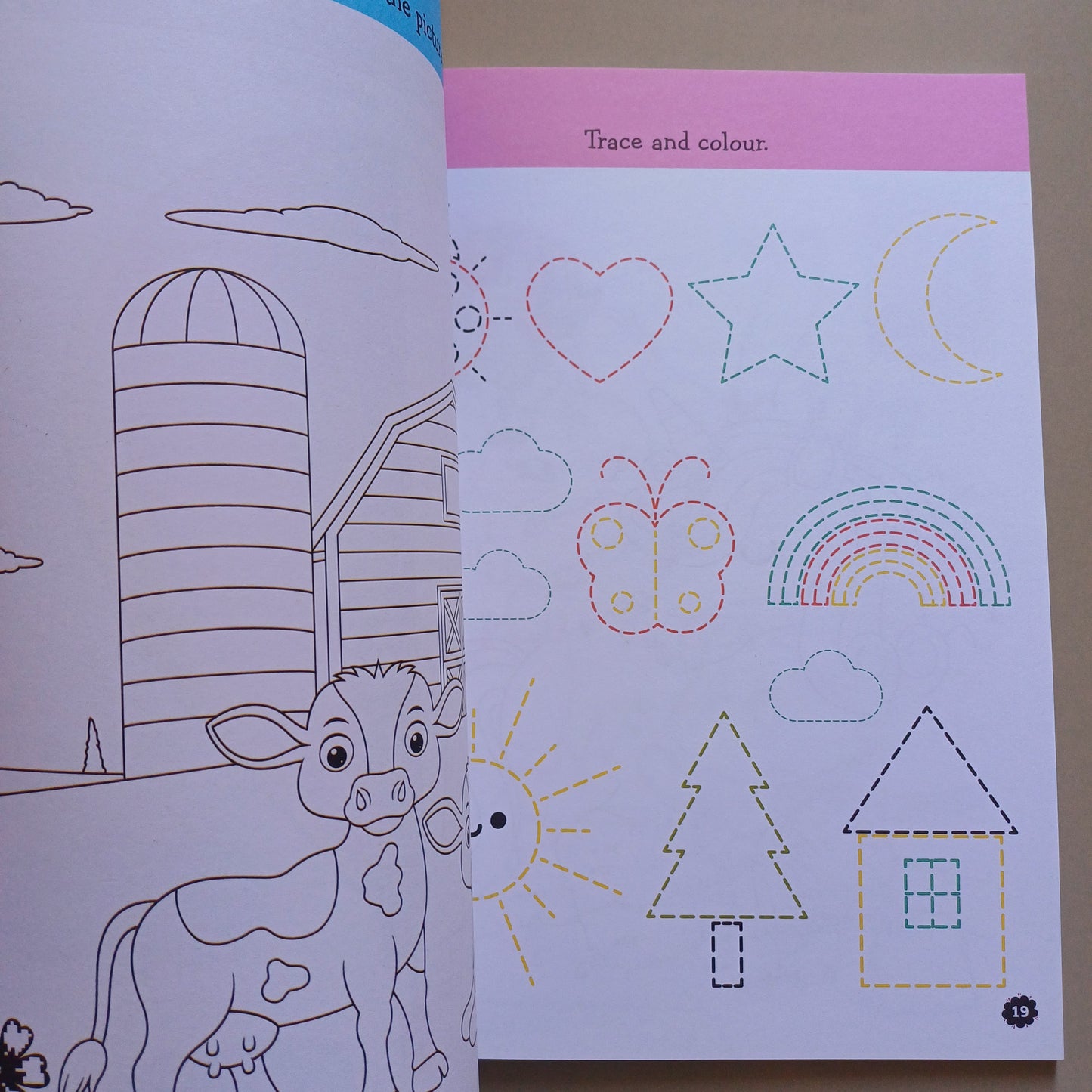 My Holiday-Colouring Cut And Glue Activity Book