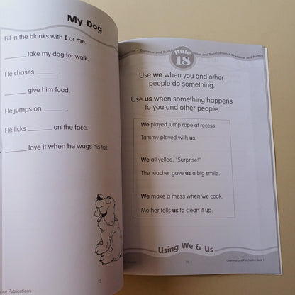 Grammar and Punctuation Book 1