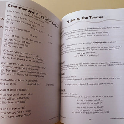 Grammar and Punctuation Book 4