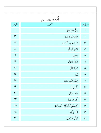 URDU TAFHEEM 3