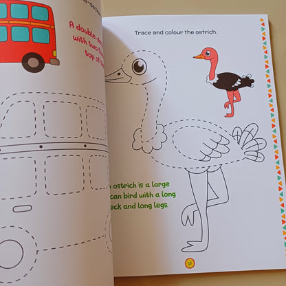 My Playtime Learn, Trace and Colour Activity Book