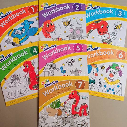 Jolly Phonics 7 Workbooks set