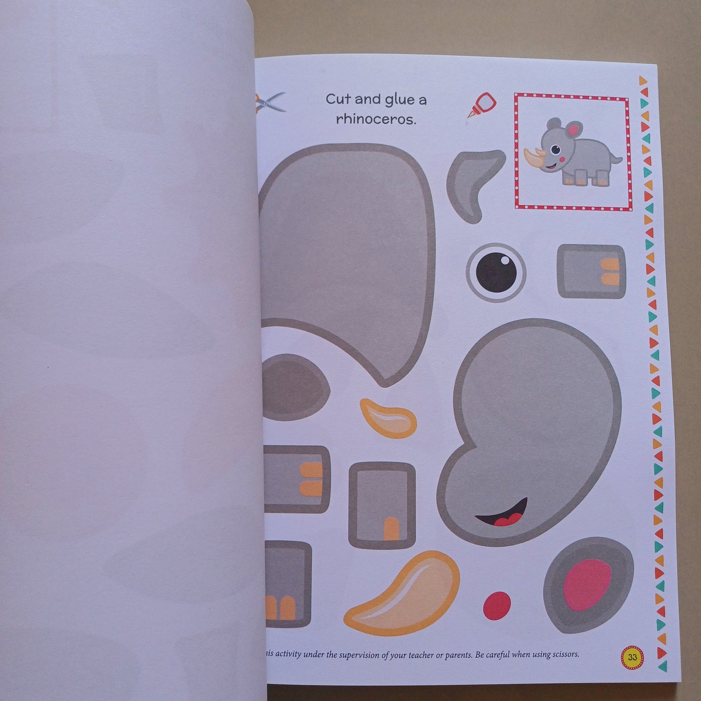 MY PLAYTIME CUT AND GLUE ACTIVITY BOOK