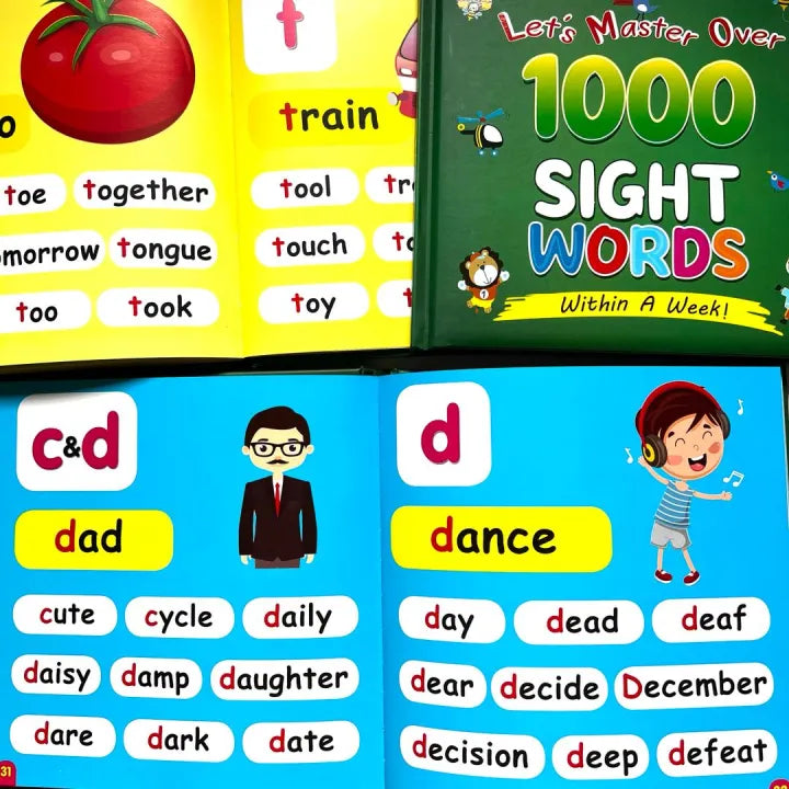 Let's Master Over 1000 Sight Words Within a Week