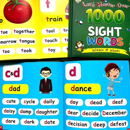 Let's Master Over 1000 Sight Words Within a Week