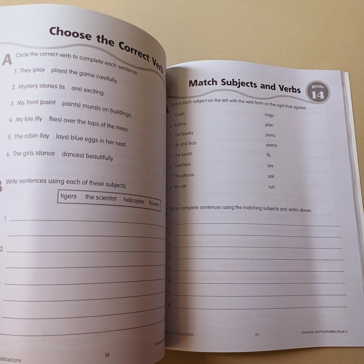 Grammar and Punctuation Book 4