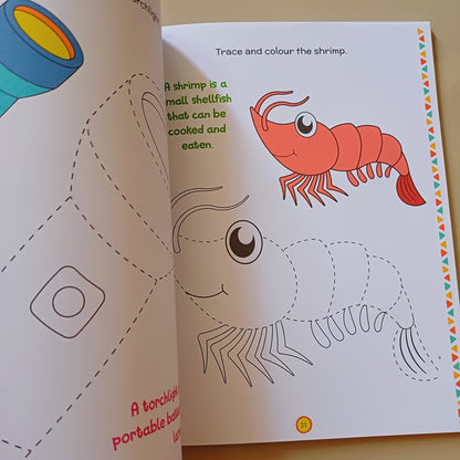 My Playtime Learn, Trace and Colour Activity Book