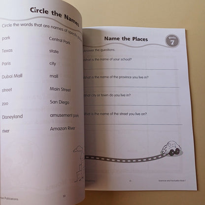 Grammar and Punctuation Book 1