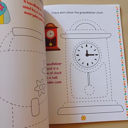 My Playtime Learn, Trace and Colour Activity Book