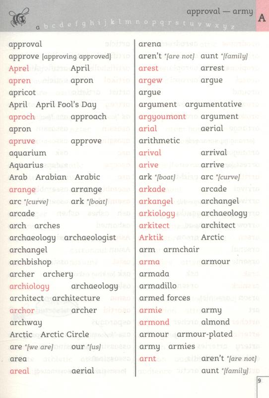 Barrington Stoke – School Spelling Dictionary