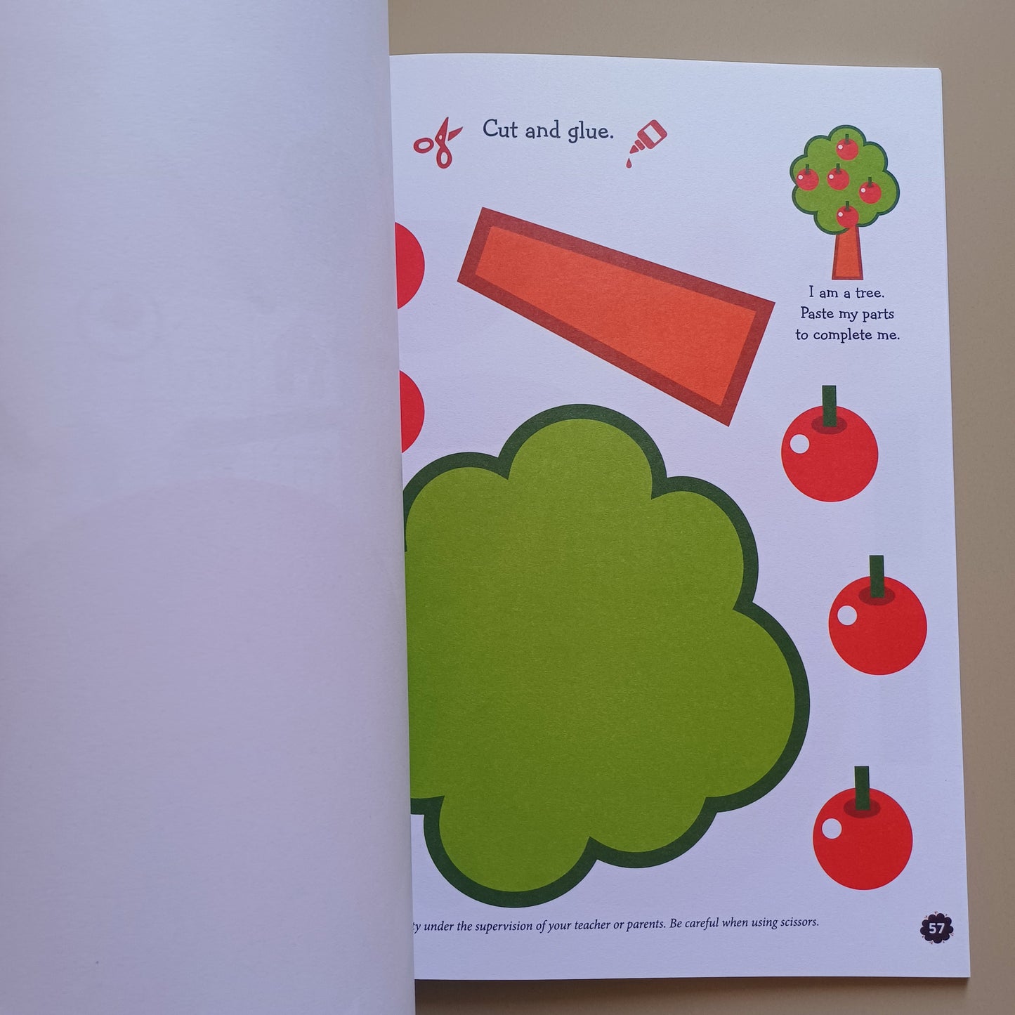 My Holiday-Colouring Cut And Glue Activity Book