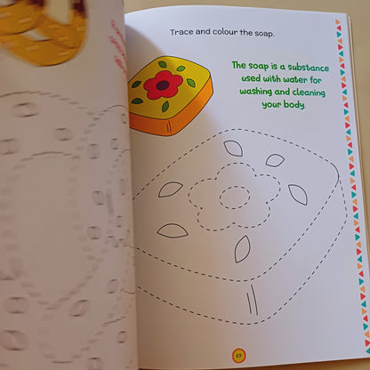 My Playtime Learn, Trace and Colour Activity Book
