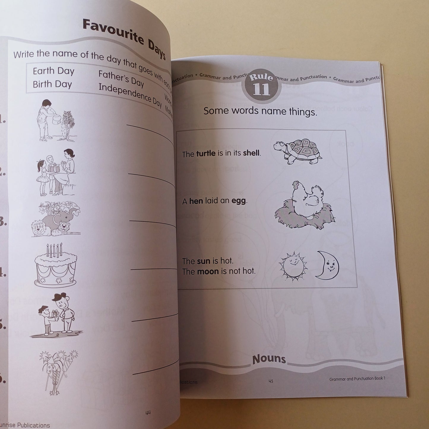 Grammar and Punctuation Book 1