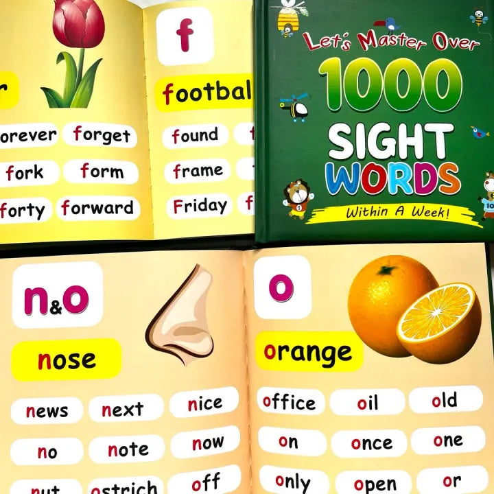 Let's Master Over 1000 Sight Words Within a Week