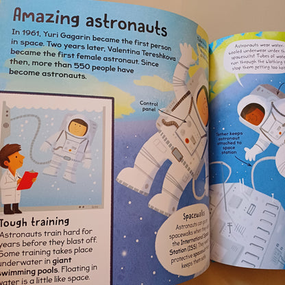 First Space Book By Miles Kelly