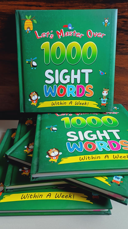 Let's Master Over 1000 Sight Words Within a Week