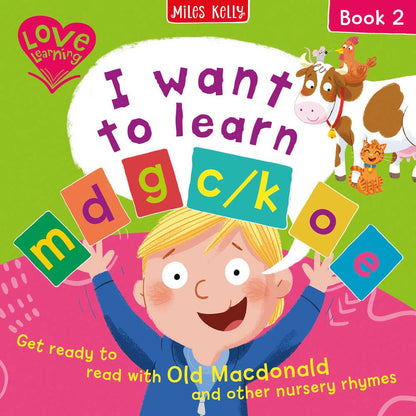 I Want To Learn
Set of 4 Books