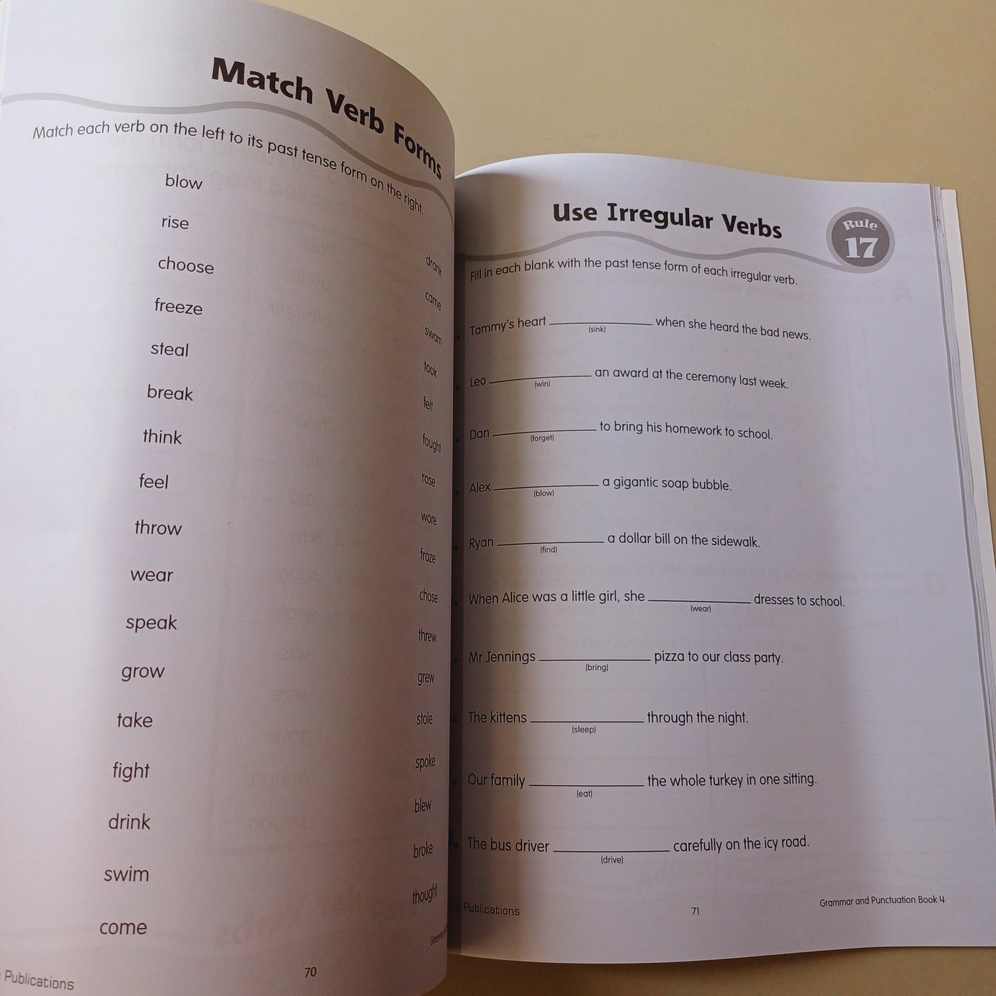 Grammar and Punctuation Book 4