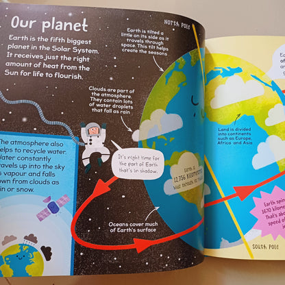 First Space Book By Miles Kelly