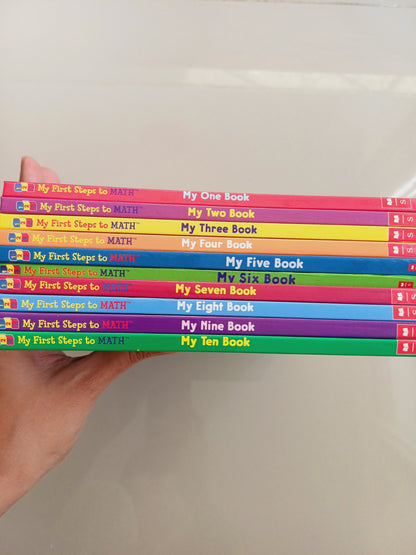 My First Steps to Math (10 Book Set) by Scholastic, Inc.