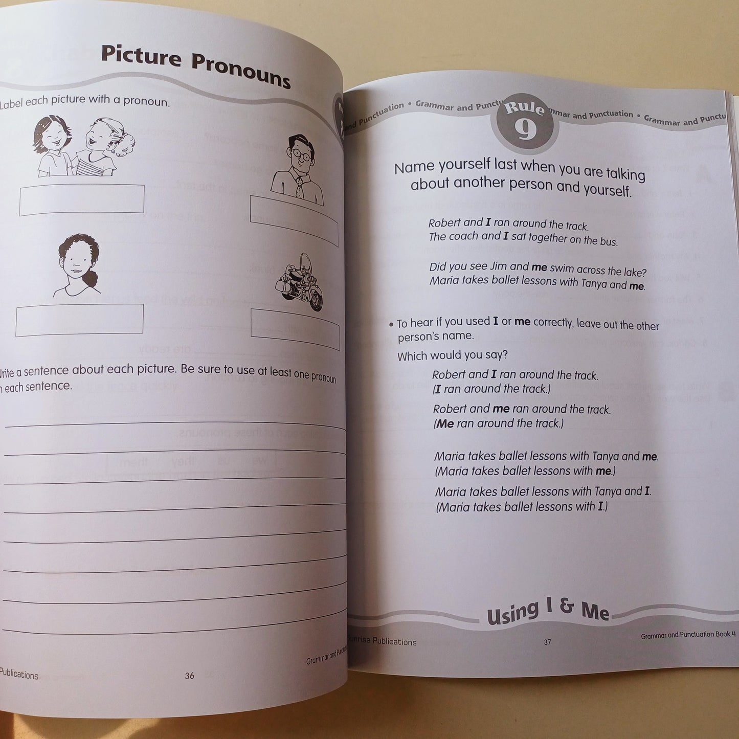 Grammar and Punctuation Book 4