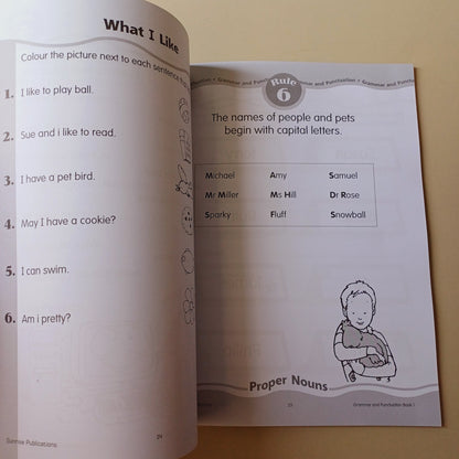 Grammar and Punctuation Book 1