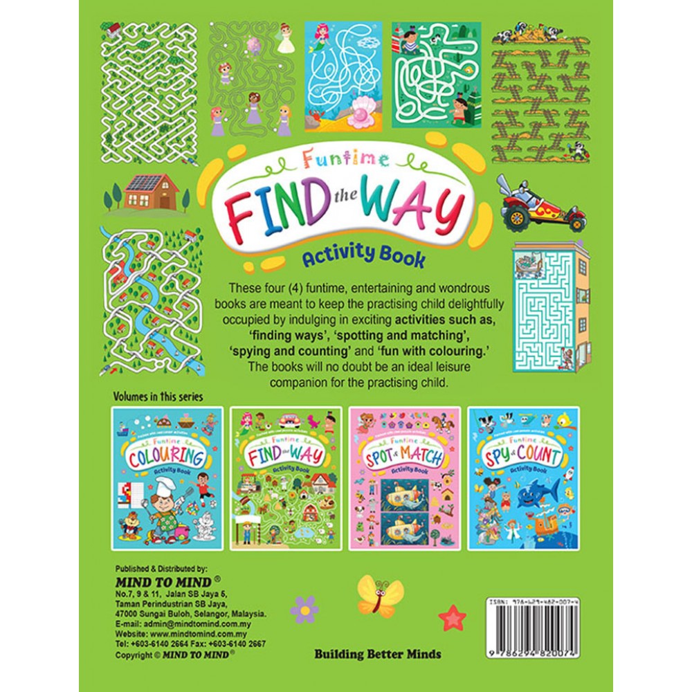 FUNTIME FIND THE WAY ACTIVITY BOOK