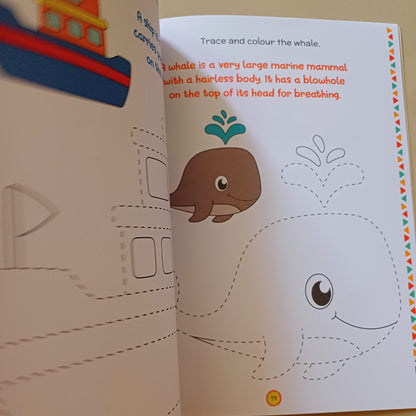 My Playtime Learn, Trace and Colour Activity Book