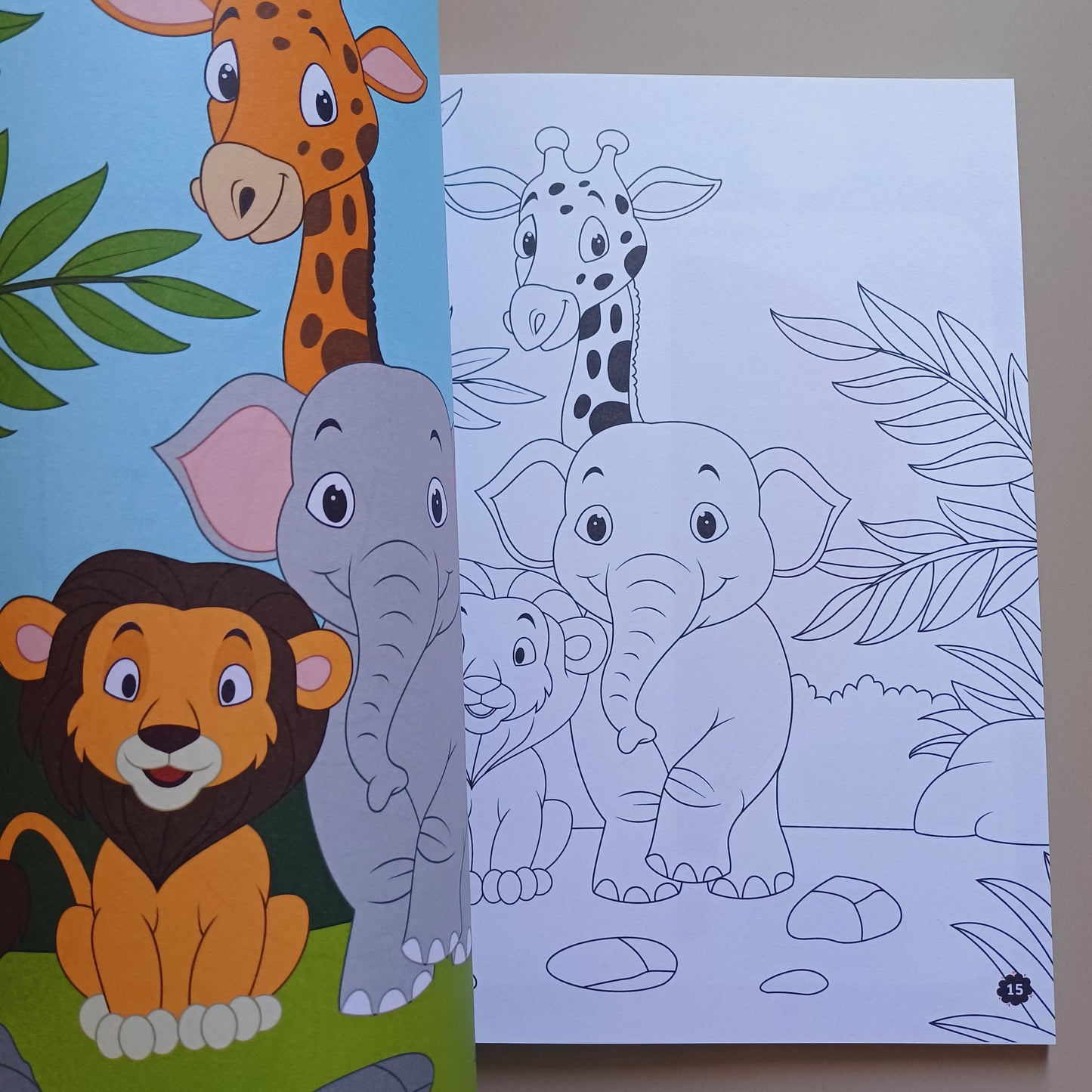 My Holiday-Colouring Cut And Glue Activity Book