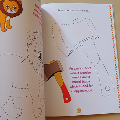 My Playtime Learn, Trace and Colour Activity Book