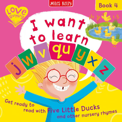 I Want To Learn
Set of 4 Books