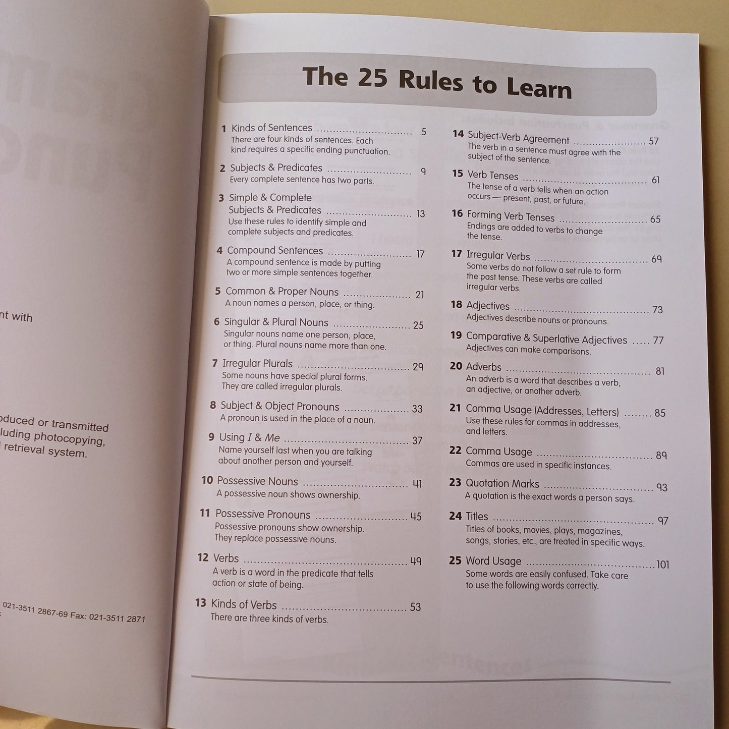 Grammar and Punctuation Book 4