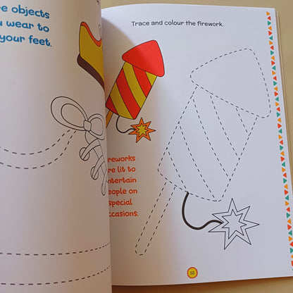 My Playtime Learn, Trace and Colour Activity Book